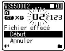 OLYMPUS WS-450S - Appuyez sur la touche - 3