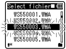 OLYMPUS WS-450S - Réorganisation des fichiers [remplacer] - 3