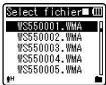 OLYMPUS WS-450S - Réorganisation des fichiers [remplacer] - 2