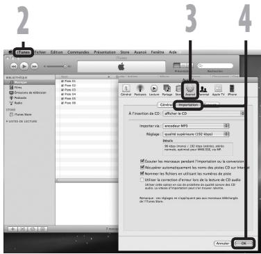OLYMPUS WS-450S - Copier de la musique à partir d'un CD - 1