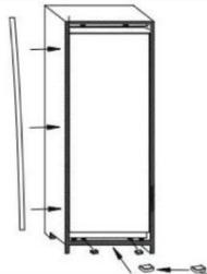 DARRY RBLP3683/NB - Installazione nel vano - 5