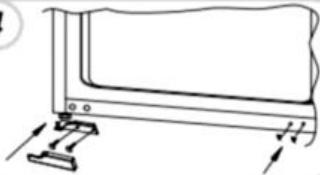 DARRY RBLP3683/NB - Změna směru otvirání dveří spotřebie - 4