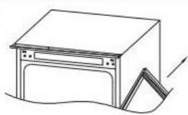 DARRY RBLP3683/NB - Reversing the appliance door - 2