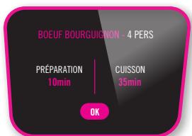 MOULINEX CE8678 - MENU recettes : - 8
