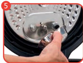 MOULINEX CE8678 - Remontage du sous-ensemble couvercle metallique: - 1