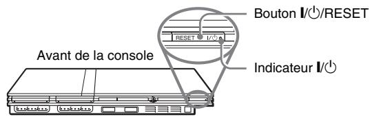 SONY SCPH-75004 - Maintenez enfoncé pendant plus d'une seconde le bouton i/u/reset situé à l'avant de la console. - 1