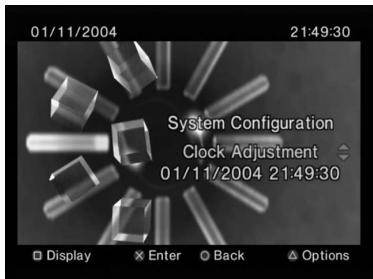SONY SCPH-75004 - Using the System Configuration menu - 1