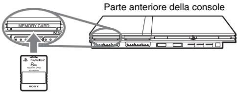 SONY SCPH-75004 - Inserimento di una Memory Card - 1