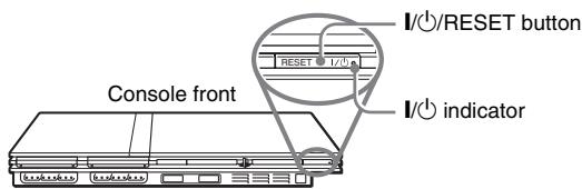 SONY SCPH-75004 - Turning on the console - 1