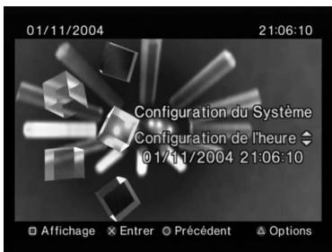 SONY SCPH-75004 - Utilisation du menu configuration du système - 1
