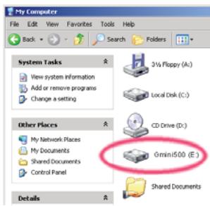 ARCHOS Gmini 500 - Windows® me et 2000 - 1