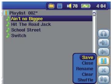 ARCHOS Gmini 500 - Sauvegarder une liste musicale - 1
