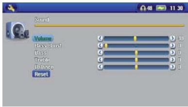 ARCHOS Gmini 500 - Réglages audio - 2
