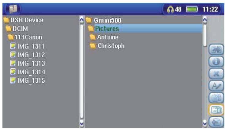 ARCHOS Gmini 500 - Méthodes permettent de copier des photos sur votre gmini™ 500 : - 3