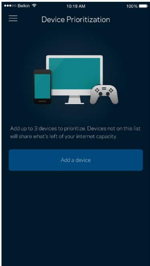 LINKSYS NC - Priorisation des appareils - 2