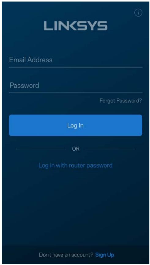 LINKSYS NC - Connectez-vous à votre compte dans le nuage sans-fil intelligent linksys - 1