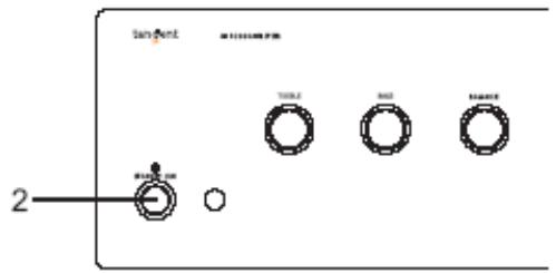 TANGENT AMP 200 ARGENT - On, off et stand-by - 1