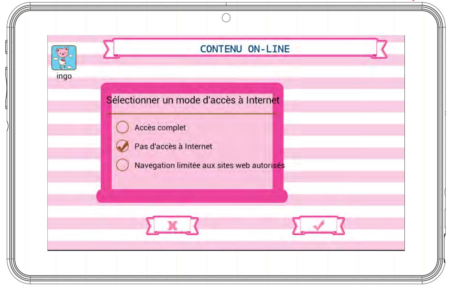 HELLO KITTY TABLETTE PACK HEU014 - Contenu en ligne - 1