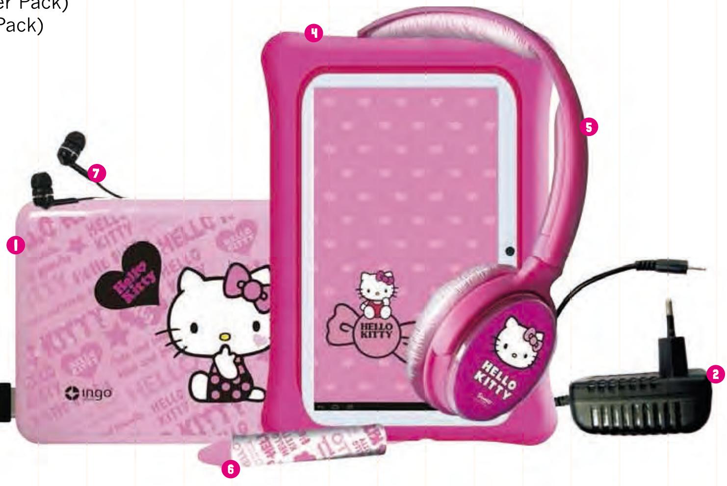 HELLO KITTY TABLETTE PACK HEU014 - L'emballage contient - 1
