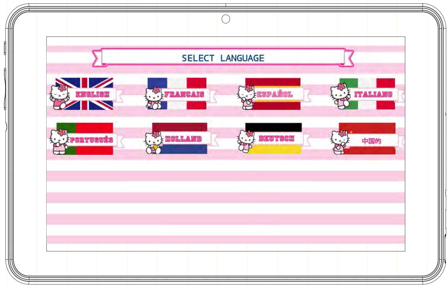 HELLO KITTY TABLETTE PACK HEU014 - Mises à jour automatiques - 5