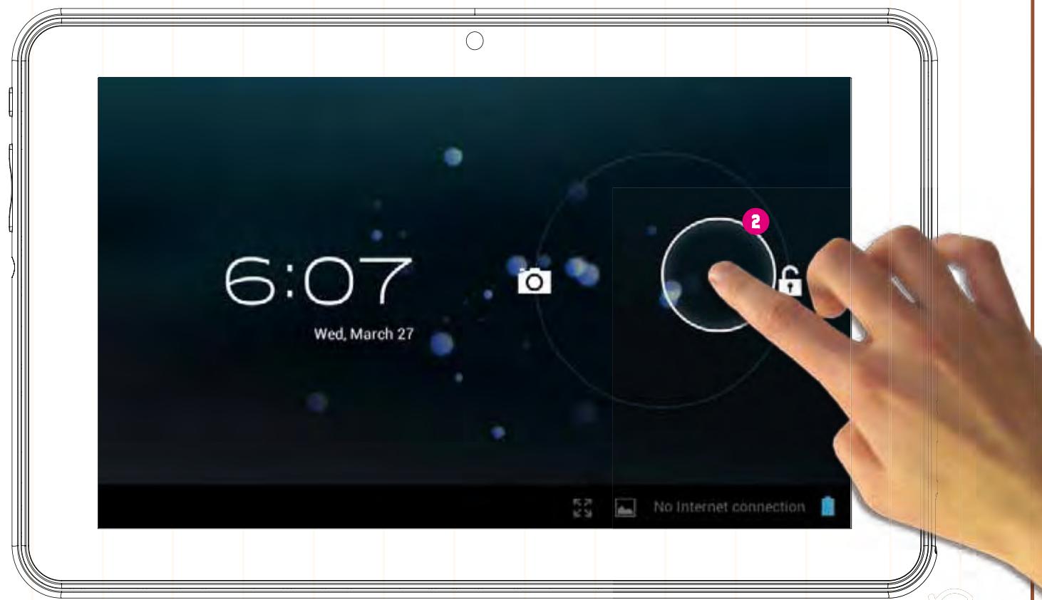 HELLO KITTY TABLETTE PACK HEU014 - Verrouillage de l'écran - 2