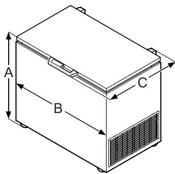 DARTY GT 6122-22 - Dimensions (mm) - 1
