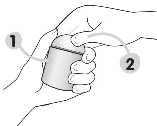PABOBO VEIL NOMADE MOUTON - Pour refermer la veilleuse de la poignée - 1