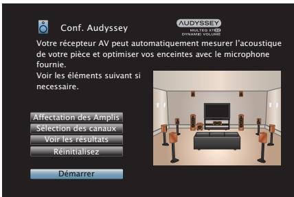 DENON AVRX7200WBKE2 - Procédure pour les réglages des enceintes (conf. Audyssey®) - 4