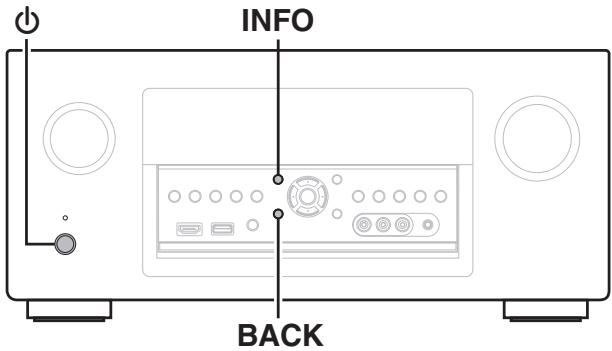 DENON AVRX7200WBKE2 - Réinitialisation des réglages d'usine - 1