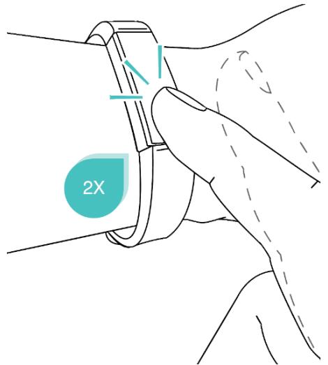 FITBIT ALTA HR CORAL - Utilisation de l'écran tactile - 3