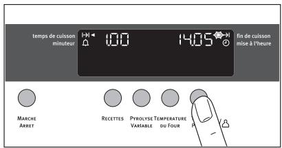 ARTHUR MARTIN FE 6426 MR - Utilisation conjointe des fonctions temps de cuisson et fin de cuisson (départ différé arrêt automatique) - 3