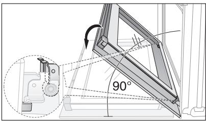 ARTHUR MARTIN FE 6426 MR - Accrochage de la porte du four - 2