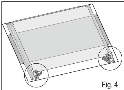 FAURE FYB450W - La porte du four - 7