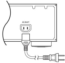 ONKYO C7070 - Branchement du cordon d'alimentation - 2