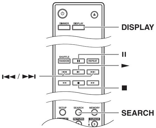 ONKYO C7070 - Affichage lorsque la lecture est arrêtée - 2