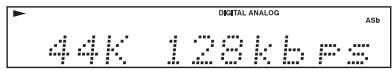 ONKYO C7070 - Pendant la lecture, appuyez plusieurs fois sur le bouton [display] pour afficher les informations mp3/wma suivantes. - 7
