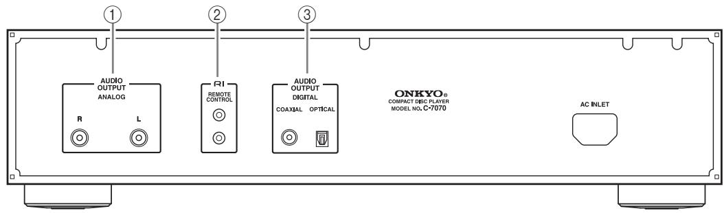 ONKYO C7070 - Panneau arrêté - 1