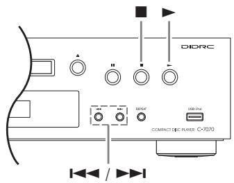 ONKYO C7070 - Sélection de fichiers dans le mode de navigation - 1