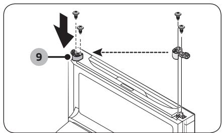 SAMSUNG RBS4T600EWW - Étape 3 inverser les systèmes de fermeture automatique - 2