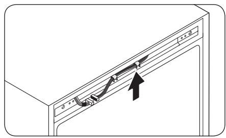 SAMSUNG RBS4T600EWW - Étape 5 remettre en place la porte du réfrigérateur - 2