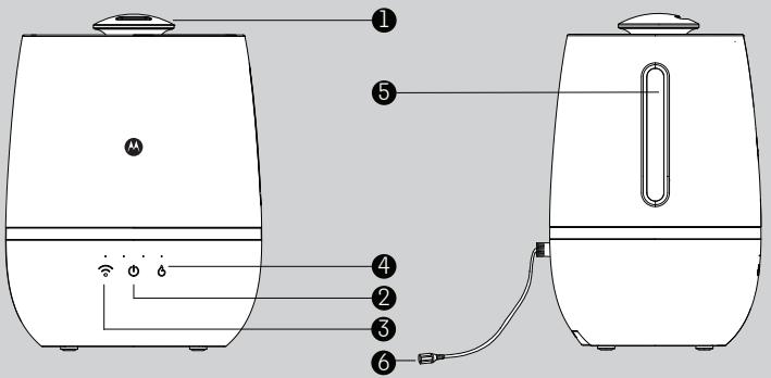 MOTOROLA HUMIDIFIER - Présentation de l'humidificateur+ - 1