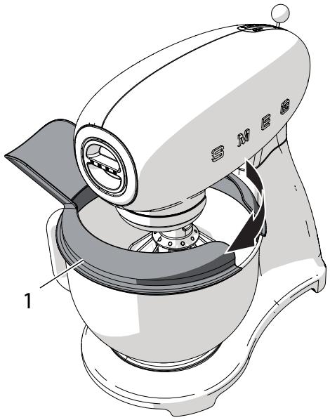SMEG COMBINESMFO2SVEU - Mode d'emploi du couvercle anti-éclaboussures - 2