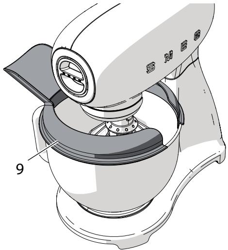 SMEG COMBINESMFO2SVEU - Mode d'emploi du robot pâtissier - 9