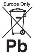 SONY BDP-S185 - Traitement des appareils électriques et électroniques en fin de vie (applicable dans les pays de l'union européenne et aux autres pays européens disposant de systèmes de collecte sélective) - 1