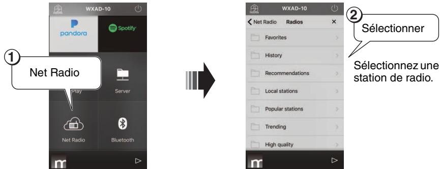 YAMAHA WXAD104324480 - Écoute de la radio internet - 1