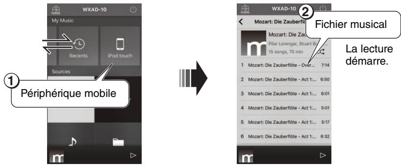 YAMAHA WXAD104324480 - Écoute de musique stockée sur périphérique mobile - 1