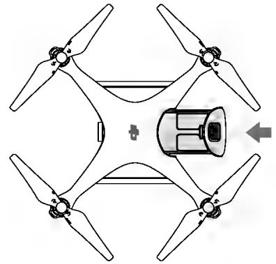DII PHANTOM 4 PRO - Installation de la batterie - 1