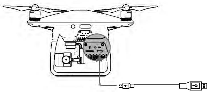 DII PHANTOM 4 PRO - Port de données de la caméra (micro USB) - 1