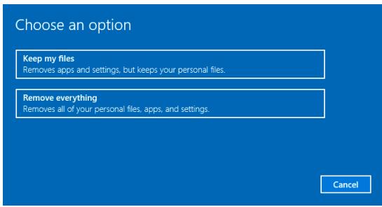 MSIPC P100A9SI-O50FR - Réinitialiser ce PC - 2