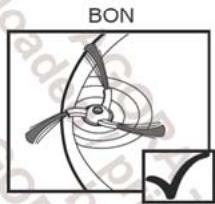 HOOVER RBCO90 - Correction de la deformation des brosses laterales - 1